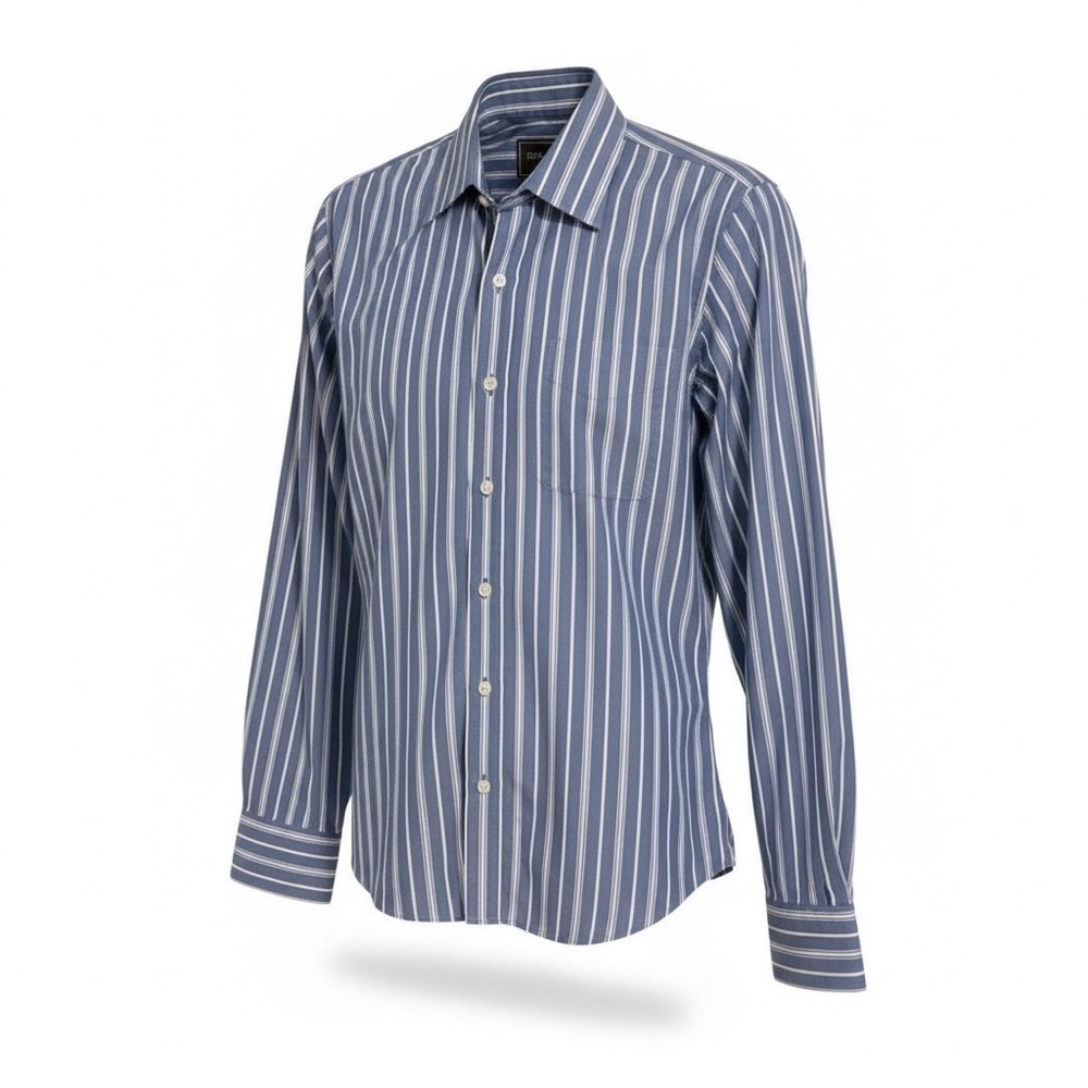 Ezra Fitch Vintage Y2K
Abercrombie Blue Pinstripe
Shirt Medium